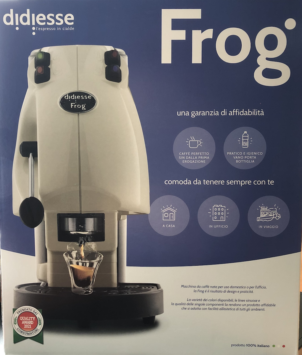 Didiesse Frog Revolution Καφετιέρα για Κάψουλες E.S.E. Pod Πίεσης 15bar Bianco - Image 6