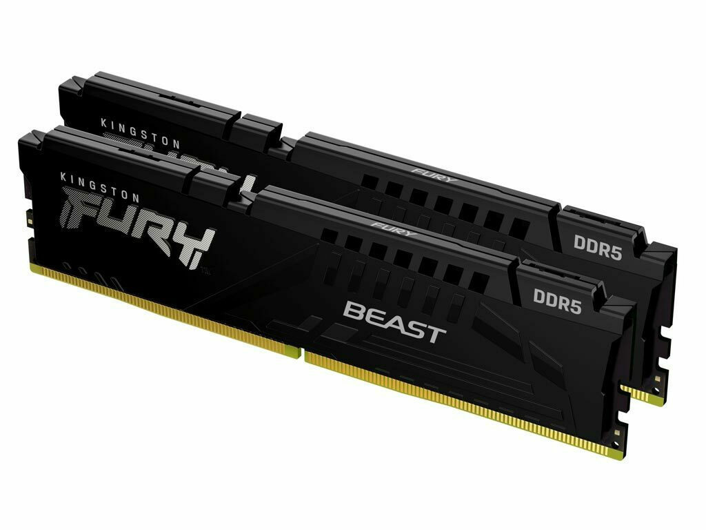 Kingston Fury Beast DDR5 32GB RAM με 2x16GB Modules και Ταχύτητα 5200 για Desktop KF552C40BBK2/32 - Image 3
