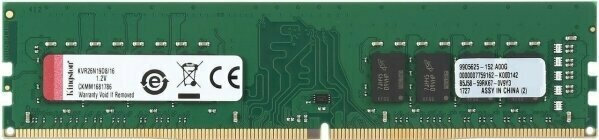 Kingston ValueRAM DDR4 με Module 1x16GB και Ταχύτητα 2666 για Desktop KVR26N19D8/16 - Image 4