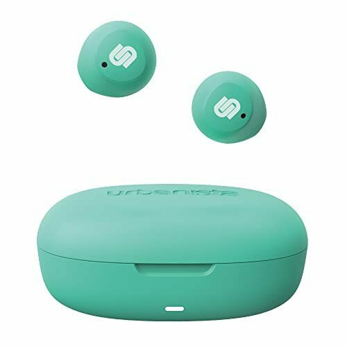 Urbanista Lisbon In-ear Bluetooth Handsfree Ακουστικά με Θήκη Φόρτισης Mint Green - Image 4