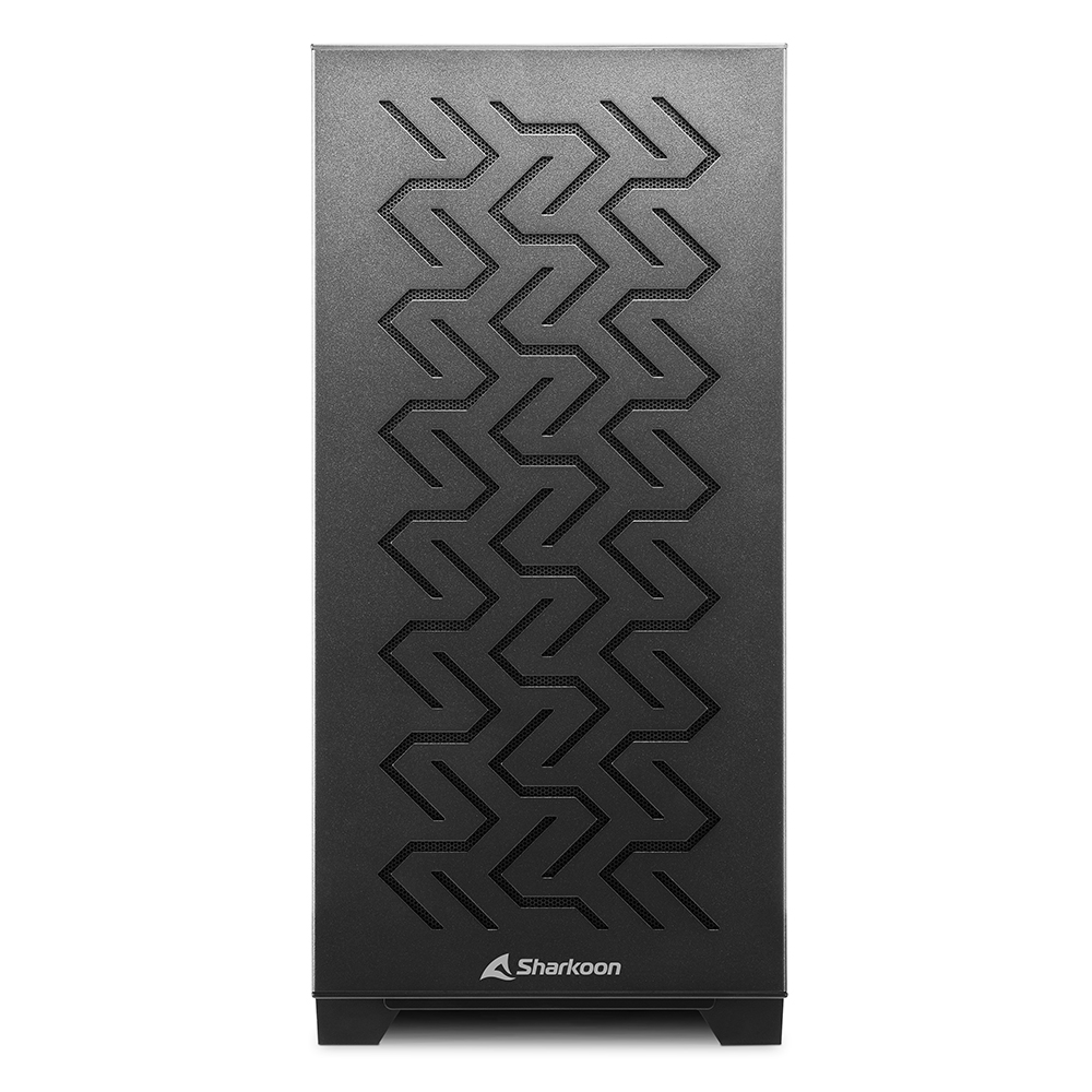 Sharkoon MS-Z1000 Midi Tower Κουτί Υπολογιστή με Πλαϊνό Παράθυρο Μαύρο - Image 2