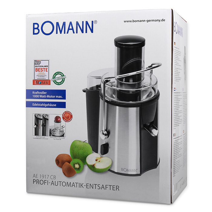Bomann AE 1917 CB Αποχυμωτής 1000W Inox Ασημί - Image 6