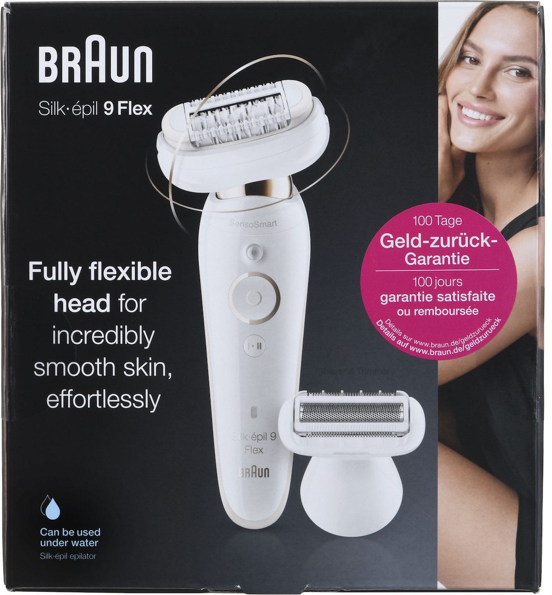 Braun Silk-epil 9 Flex Αποτριχωτική Μηχανή Epilator για το Σώμα S0425613 - Image 3
