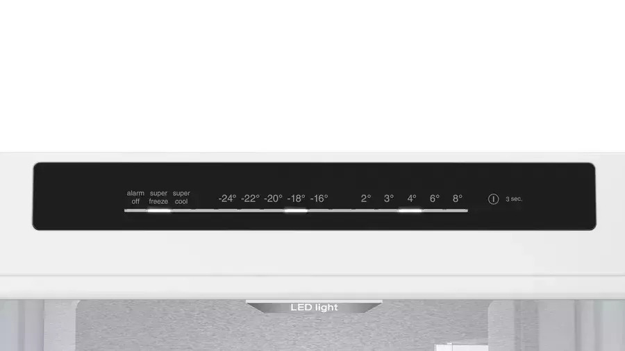 Bosch Ψυγειοκαταψύκτης 363lt Total NoFrost Υ203xΠ60xΒ66.5εκ. Μαύρος KGN39LBCF - Image 3