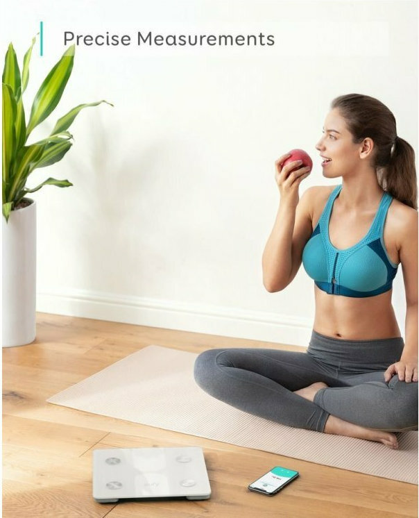 Eufy Smart Scale C1 Smart Ζυγαριά 180kg με Λιπομετρητή & Bluetooth Λευκή - Image 2