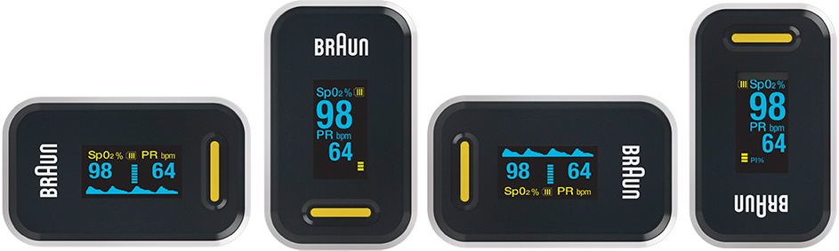 Braun Παλμικό Οξύμετρο Δακτύλου Μαύρο - Image 2