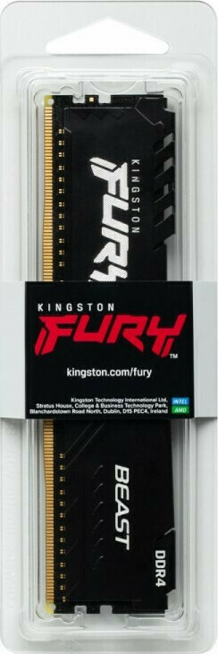 Kingston Fury Beast DDR5 με Module 1x32GB και Ταχύτητα 5600 για Desktop KF556C40BB-32 - Image 2
