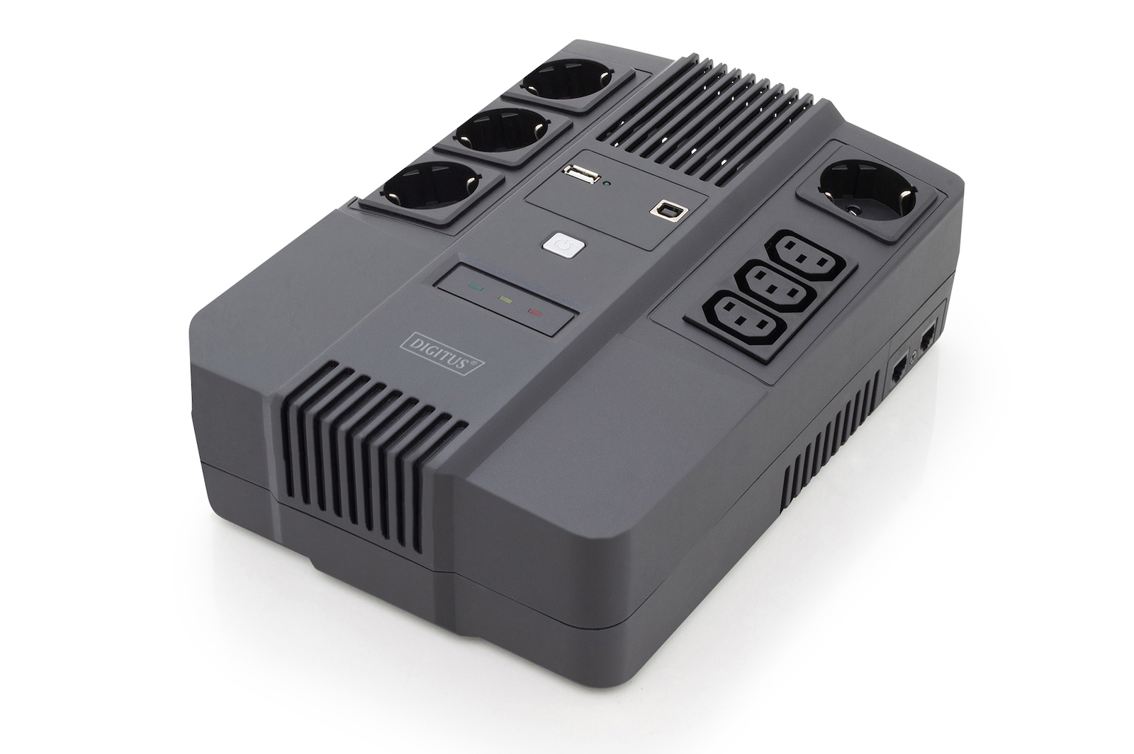 Digitus UPS Line-Interactive 600VA 360W με 7 Πρίζες