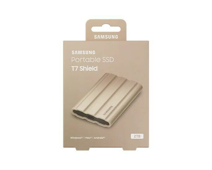 Samsung T7 Shield USB-C Εξωτερικός SSD 2TB 2.5" Μπεζ - Image 4