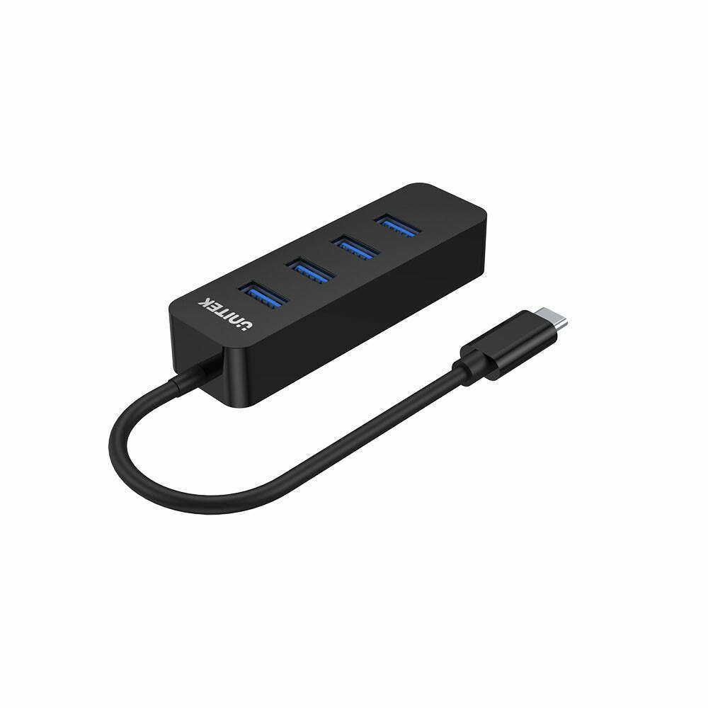 Unitek USB 3.0 Hub 4 Θυρών με σύνδεση USB-C & Θύρα Φόρτισης (H1117B) - Image 2