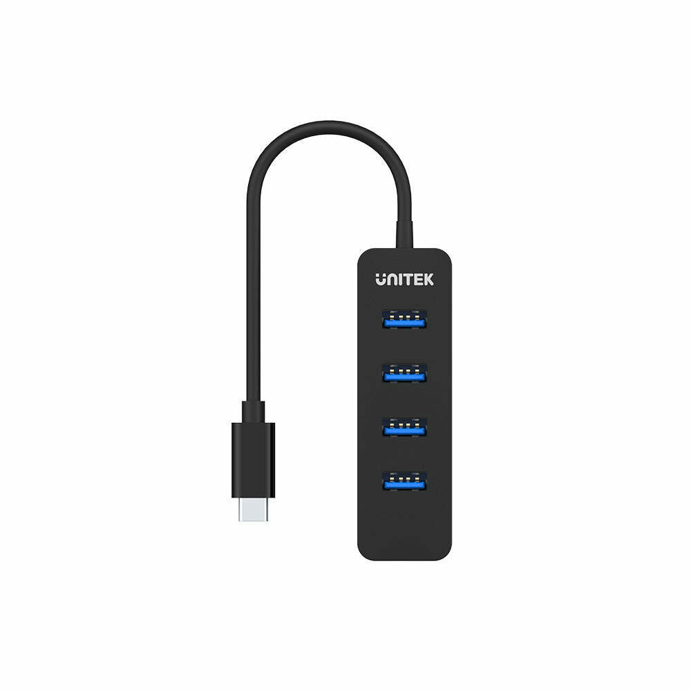 Unitek USB 3.0 Hub 4 Θυρών με σύνδεση USB-C & Θύρα Φόρτισης (H1117B) - Image 3