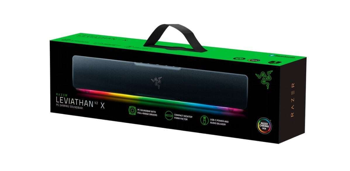 Razer Leviathan V2 X Ηχεία Υπολογιστή 2.0 με RGB Φωτισμό και Bluetooth σε Μαύρο Χρώμα - Image 2