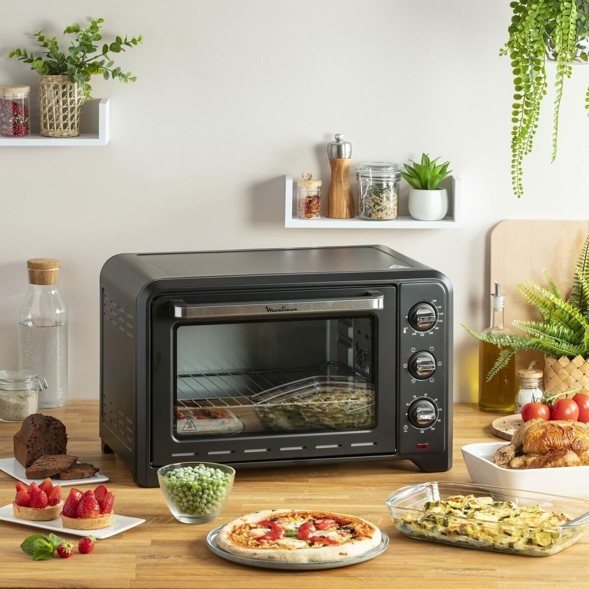 Moulinex OX464821 Ηλεκτρικό Φουρνάκι 33lt Χωρίς Εστίες - Image 4