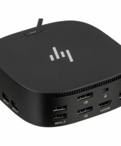 HP G5 USB-C Docking Station με HDMI/DisplayPort 4K PD Ethernet και συνδεση 2 Οθονών Μαύρο 5TW10AA