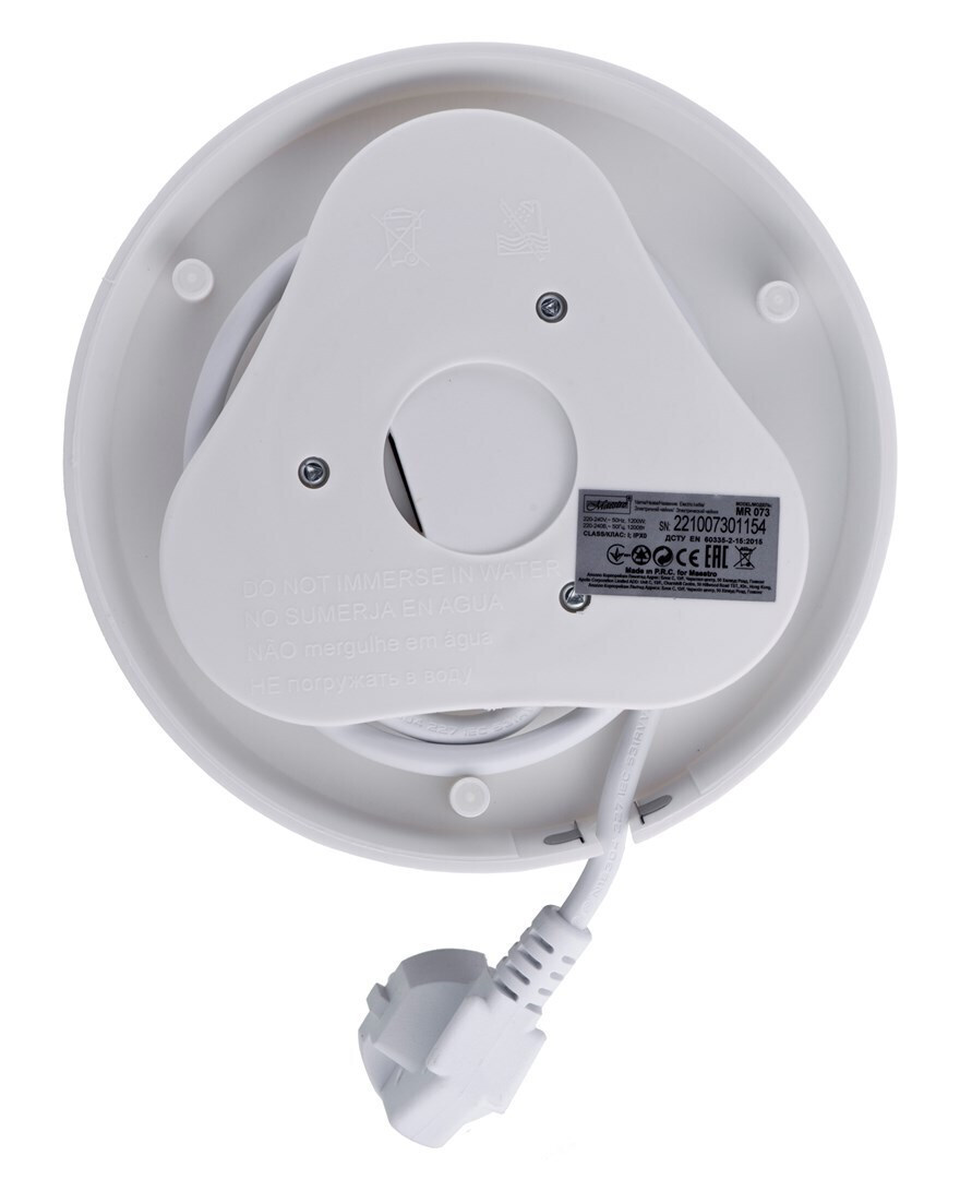 Maestro Βραστήρας 1.2lt 1200W Λευκός MR-073 - Image 9