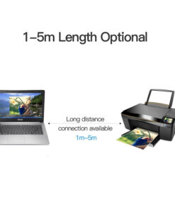 Alternative view of Vention USB 2.0 Cable USB-A male - USB-B male Μαύρο 5m (VAS-A16-B500)