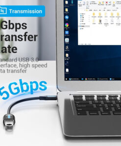 Alternative view of Vention Μετατροπέας USB-C male σε USB-A female (CCVBB)