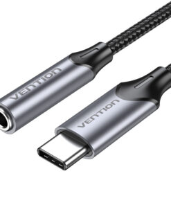 Vention Μετατροπέας USB-C male σε 3.5mm male Γκρι 1τμχ BGMHA
