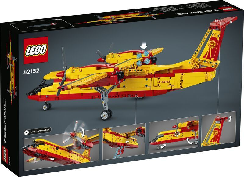 LEGO Technic Firefighter Aircraft για 10+ Ετών 1134τμχ 42152 - Image 3