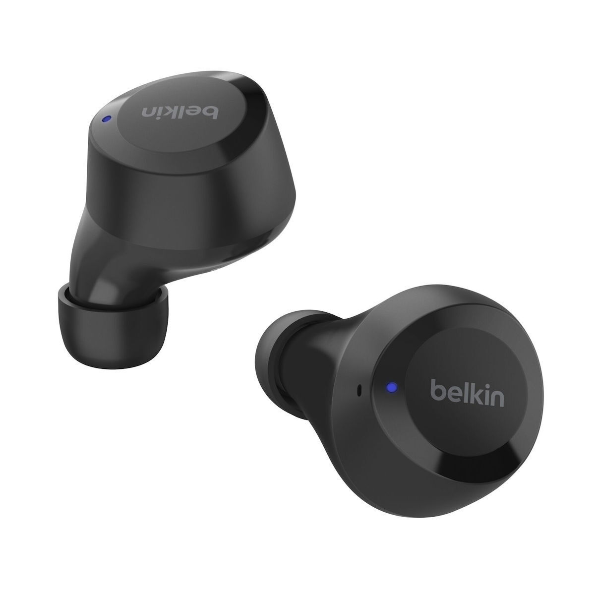 Belkin Soundform Bolt Earbud Bluetooth Handsfree Ακουστικά με Αντοχή στον Ιδρώτα και Θήκη Φόρτισης Μαύρα
