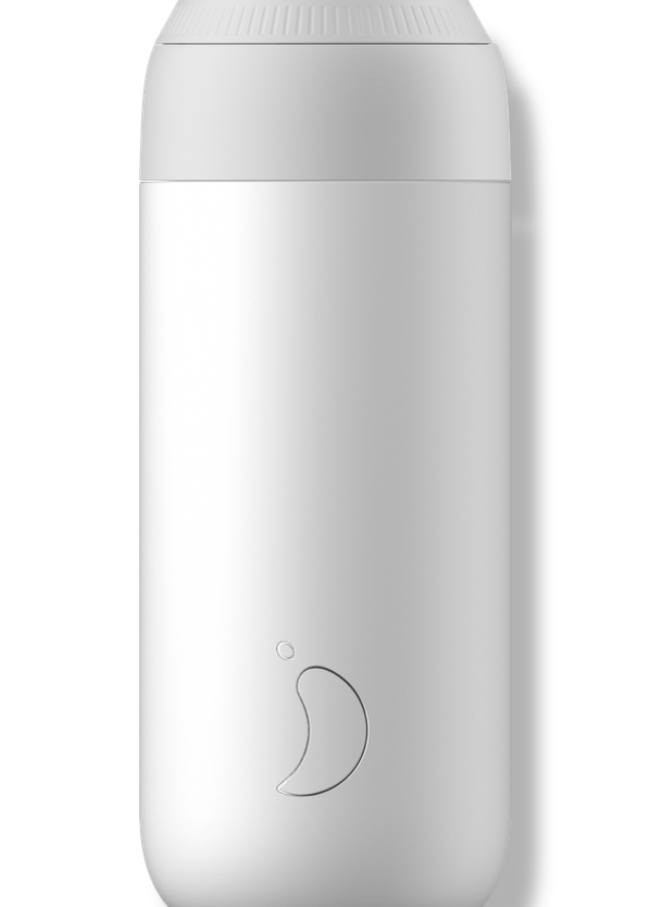 Chilly's Series 2 Ποτήρι Θερμός Ανοξείδωτο BPA Free 500ml Λευκό με Καλαμάκι 22531 - Image 2
