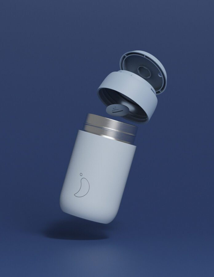 Chilly's Series 2 Ποτήρι Θερμός Ανοξείδωτο BPA Free 500ml Λευκό με Καλαμάκι 22531 - Image 4