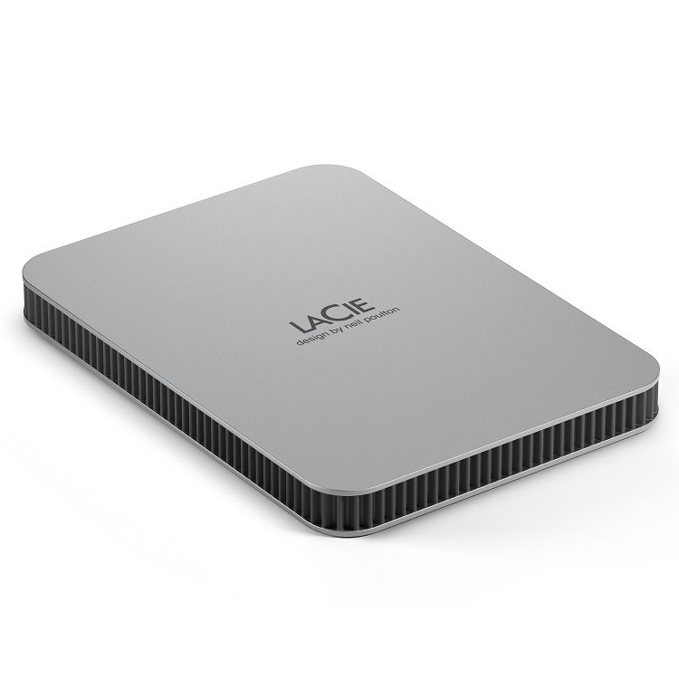 Lacie Mobile Drive USB 3.2 / USB-C Εξωτερικός HDD 2TB 2.5" Moon Silver - Image 4