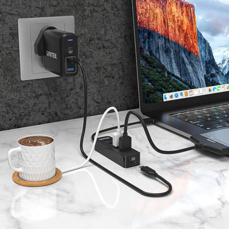 Unitek uHUB Q4 USB 3.0 Hub 4 Θυρών με σύνδεση USB-A (H1117A) - Image 7