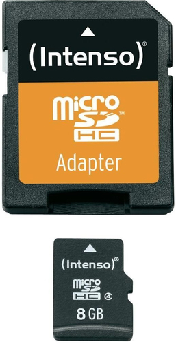 Intenso microSDHC 8GB Class 4 Default Speed με αντάπτορα - Image 3