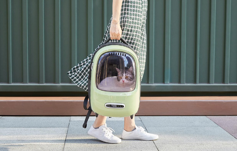Petkit Breezy 2 Αδιάβροχo Σακίδιο Πλάτης για Μεταφορά Σκύλου Πράσινο Μ30xΠ30xΥ45εκ. - Image 2