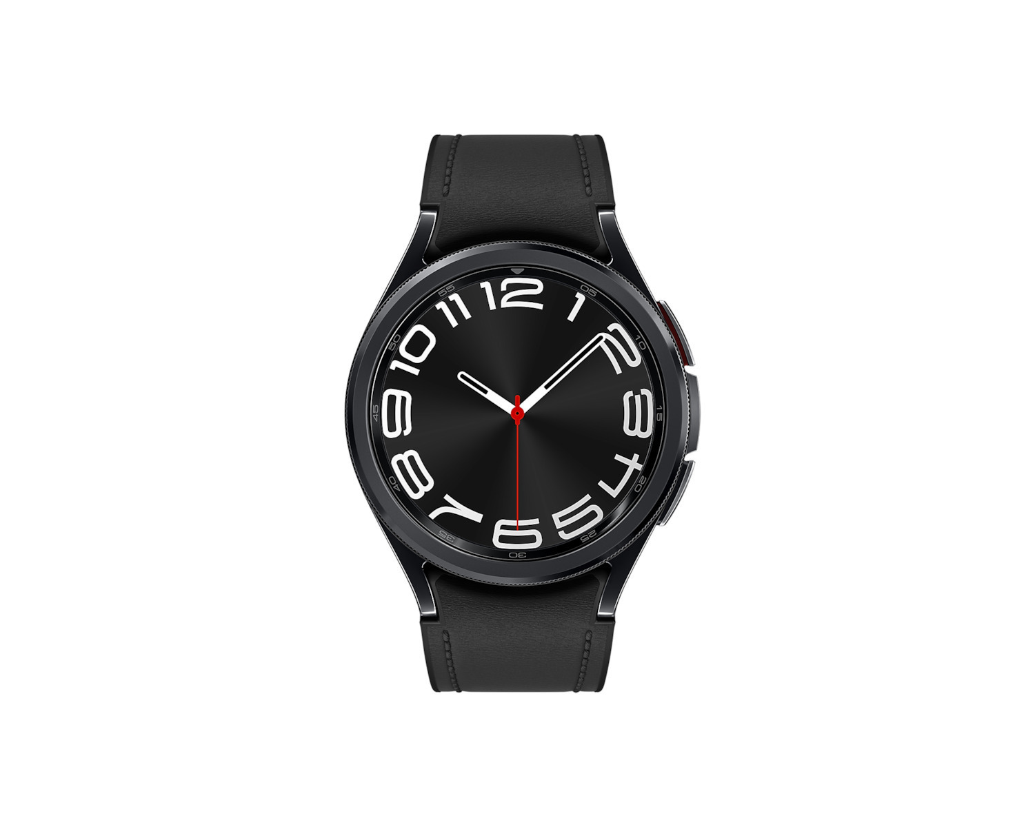 Samsung Galaxy Watch6 Classic Bluetooth Stainless Steel 43mm Αδιάβροχο με Παλμογράφο (Μαύρο)