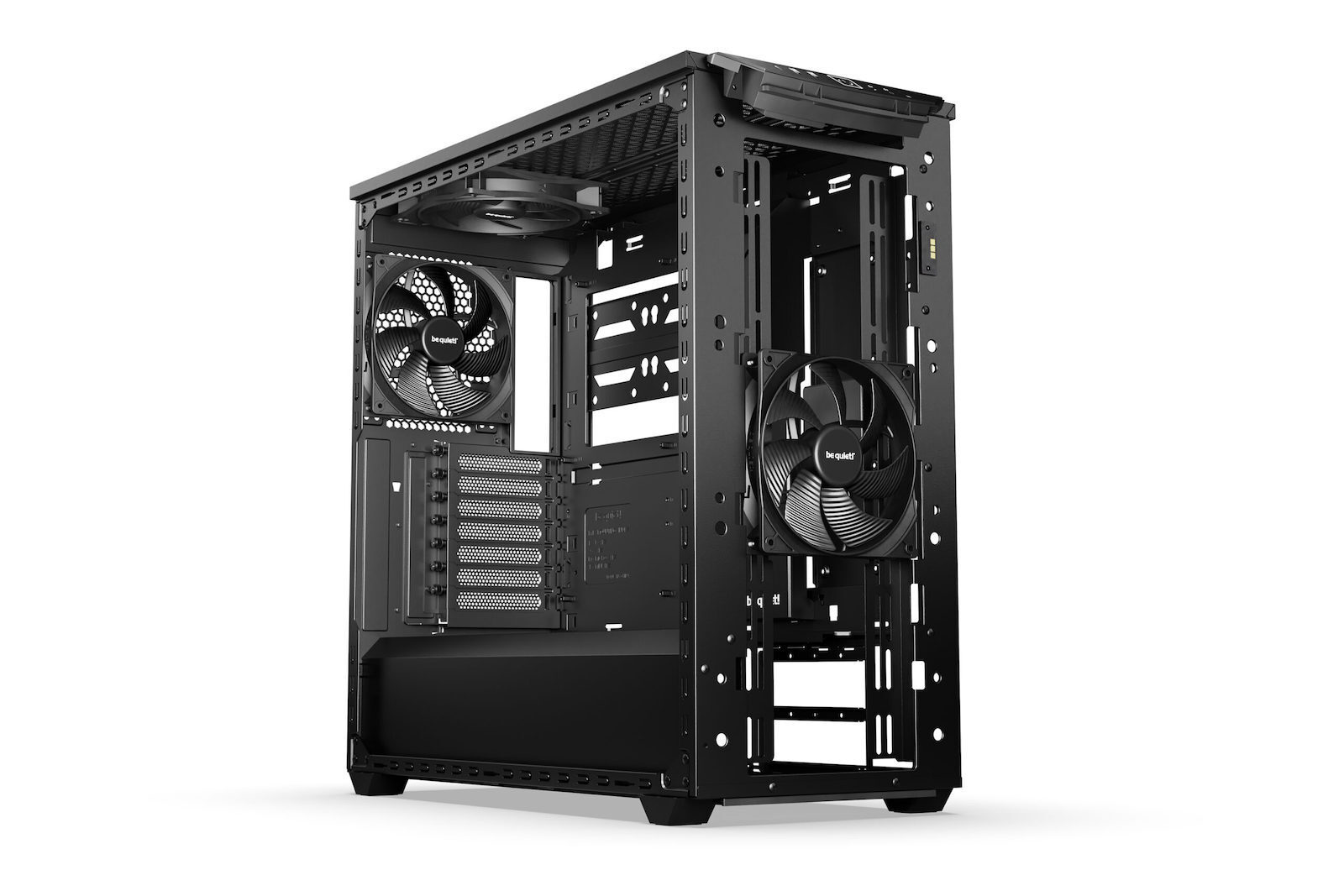 Be Quiet Shadow Base 800 DX Gaming Midi Tower Κουτί Υπολογιστή με Πλαϊνό Παράθυρο και RGB Φωτισμό Μαύρο - Image 2