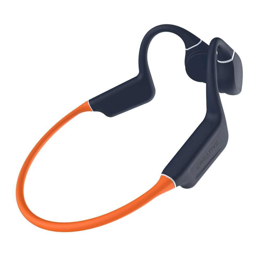 Creative Outlier Free Pro+ Bone Conduction Bluetooth Handsfree Ακουστικά με Αντοχή στον Ιδρώτα Midnight Blue / Fiery Orange