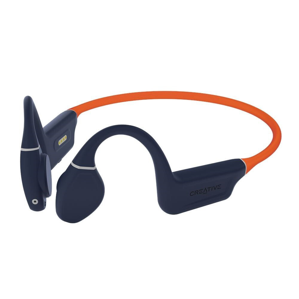 Creative Outlier Free Pro+ Bone Conduction Bluetooth Handsfree Ακουστικά με Αντοχή στον Ιδρώτα Midnight Blue / Fiery Orange - Image 4