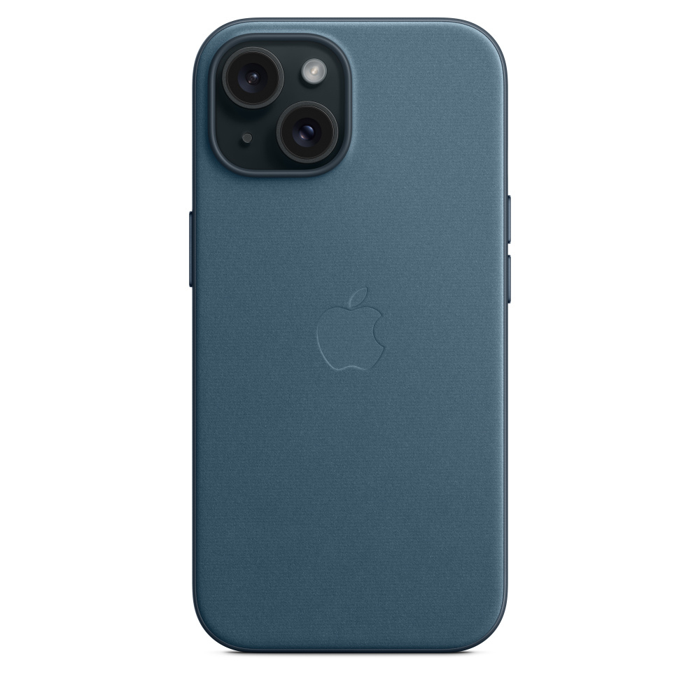 Apple Finewoven Back Cover Υφασμάτινο Μπλε (iPhone 15) MT3G3ZM/A - Image 4