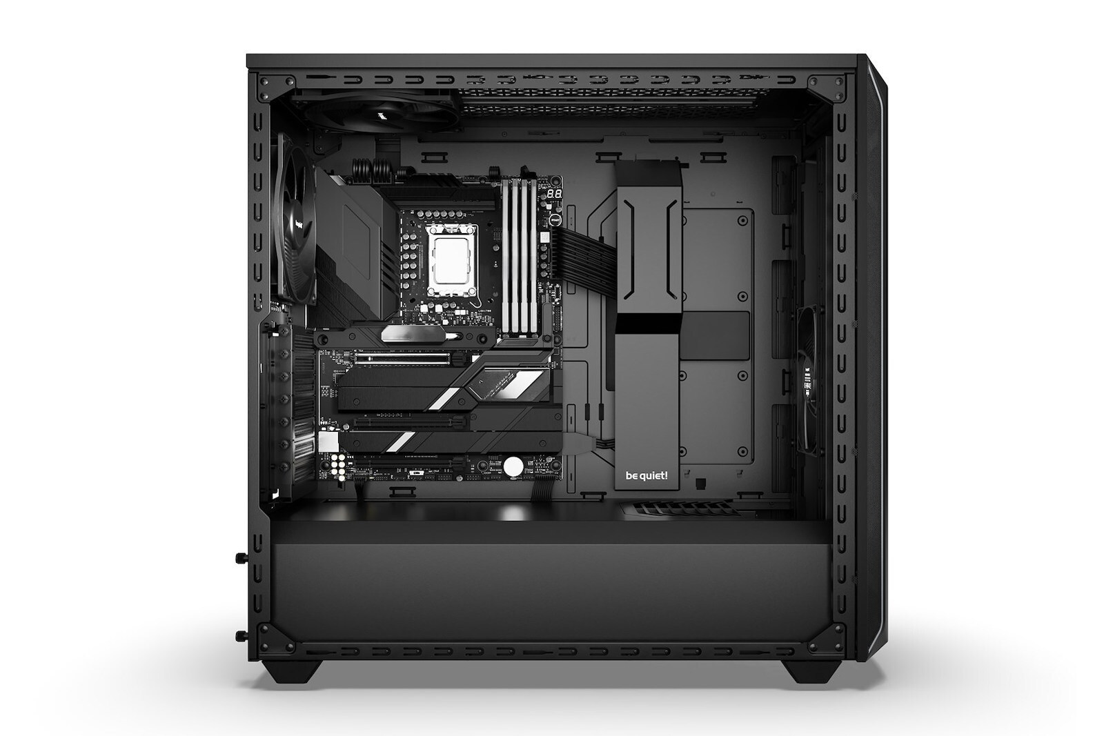 Be Quiet Shadow Base 800 DX Gaming Midi Tower Κουτί Υπολογιστή με Πλαϊνό Παράθυρο και RGB Φωτισμό Μαύρο - Image 4