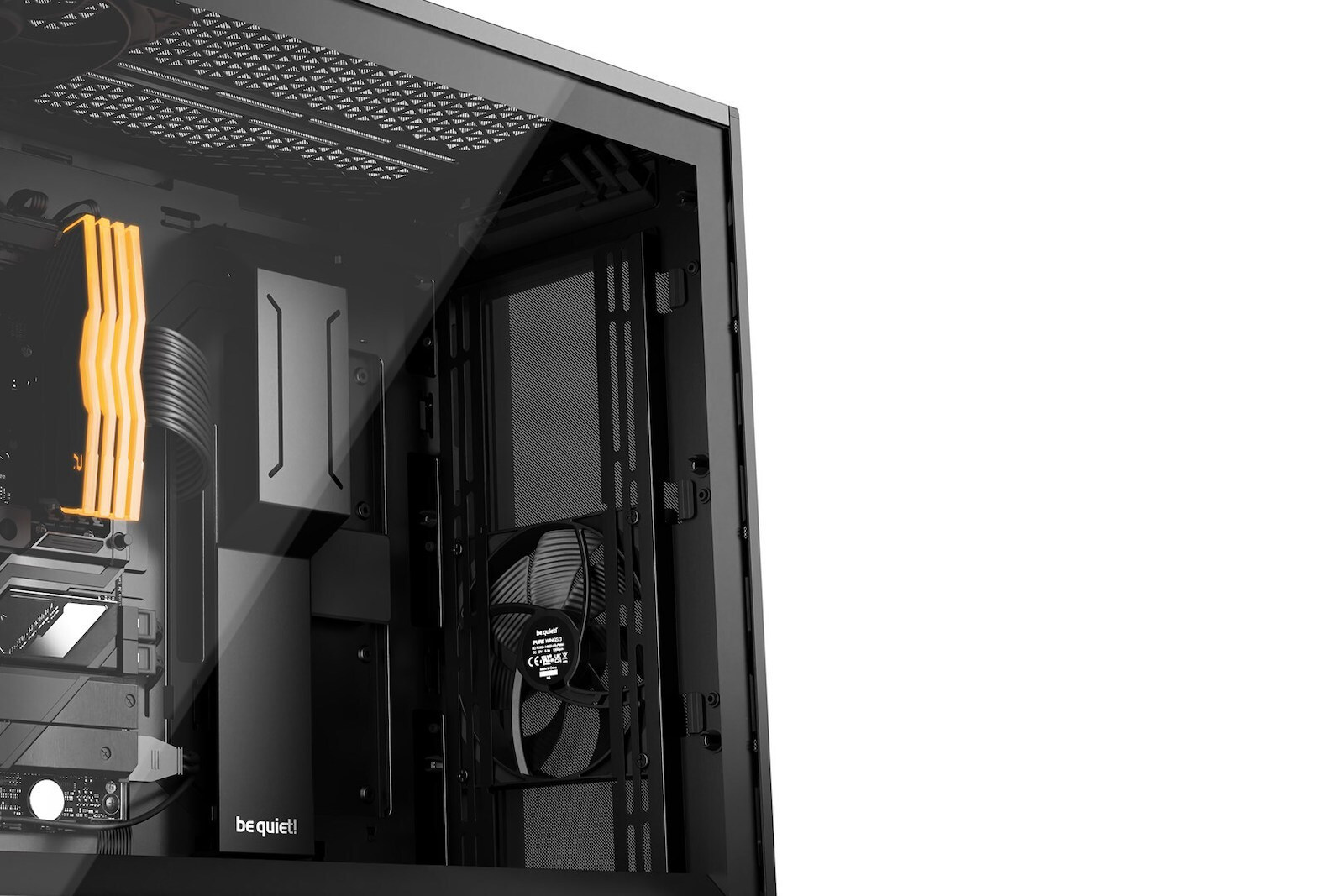 Be Quiet Shadow Base 800 DX Gaming Midi Tower Κουτί Υπολογιστή με Πλαϊνό Παράθυρο και RGB Φωτισμό Μαύρο - Image 9