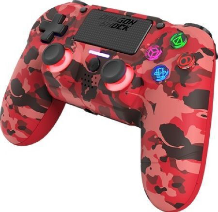 Dragonshock Mizar Ασύρματο Gamepad για PS4 Red Camo - Image 2