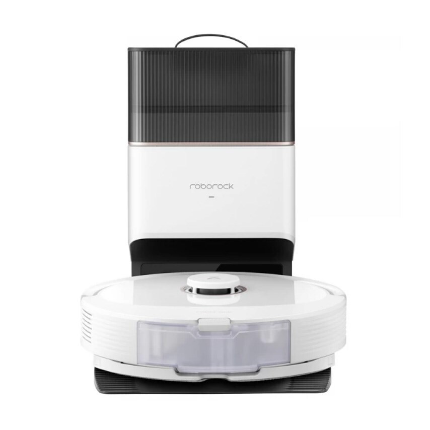 Roborock Q8 Max+ Σκούπα Ρομπότ για Σκούπισμα & Σφουγγάρισμα με Χαρτογράφηση και Wi-Fi Λευκή