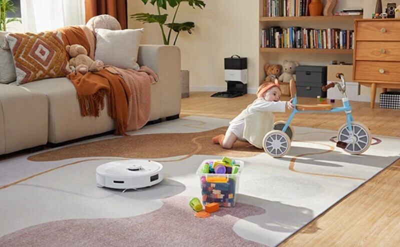 Roborock Q8 Max+ Σκούπα Ρομπότ για Σκούπισμα & Σφουγγάρισμα με Χαρτογράφηση και Wi-Fi Λευκή - Image 12