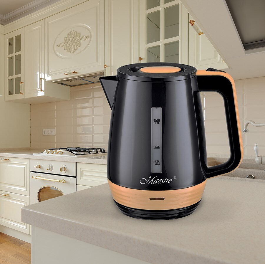 Maestro Βραστήρας 1.7lt 2200W Μαύρος MR-033 - Image 5