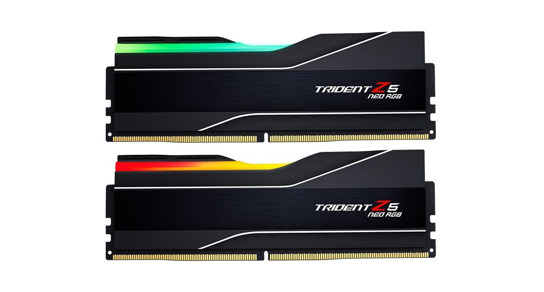 G.Skill Trident Z5 Neo RGB DDR5 32GB RAM με 2x16GB Modules και Ταχύτητα 6400 για Desktop F5-6400J3239G16GX2-TZ5NR - Image 2