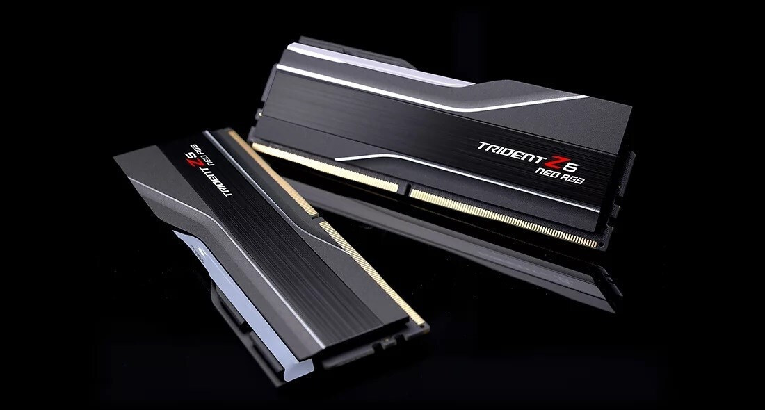 G.Skill Trident Z5 Neo RGB DDR5 32GB RAM με 2x16GB Modules και Ταχύτητα 6400 για Desktop F5-6400J3239G16GX2-TZ5NR - Image 4