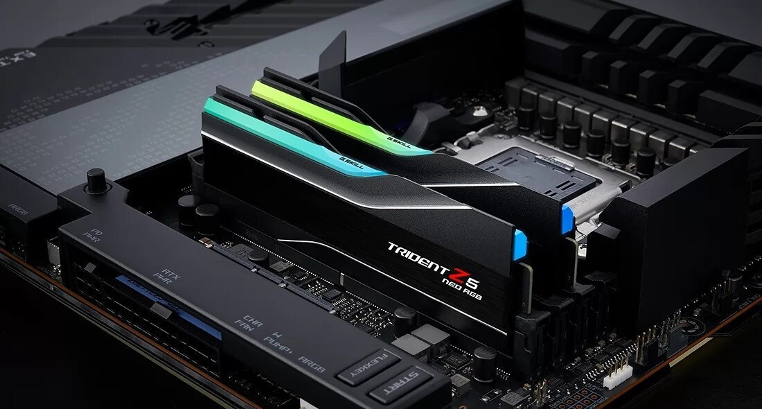 G.Skill Trident Z5 Neo RGB DDR5 32GB RAM με 2x16GB Modules και Ταχύτητα 6400 για Desktop F5-6400J3239G16GX2-TZ5NR - Image 6