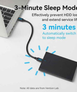 Alternative view of Vention Θήκη για Σκληρό Δίσκο 2.5" SATA III με σύνδεση USB 3.0 KPAB0