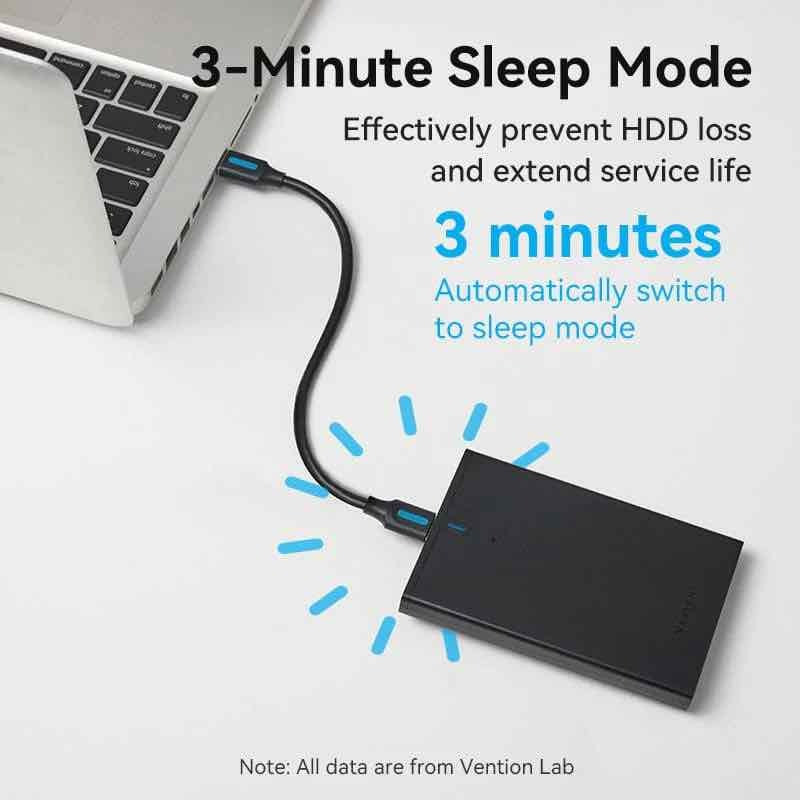 Vention Θήκη για Σκληρό Δίσκο 2.5" SATA III με σύνδεση USB 3.0 KPAB0 - Image 2