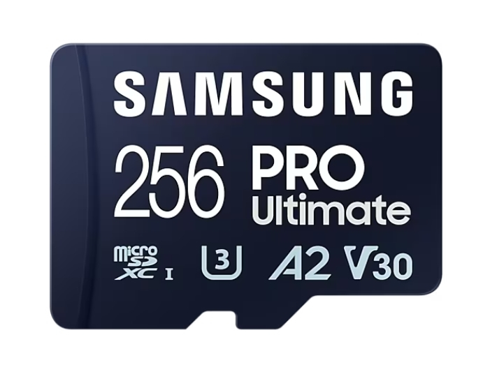 Samsung PRO Ultimate microSDXC 256GB Class 10 U3 V30 A2 UHS-I με αντάπτορα
