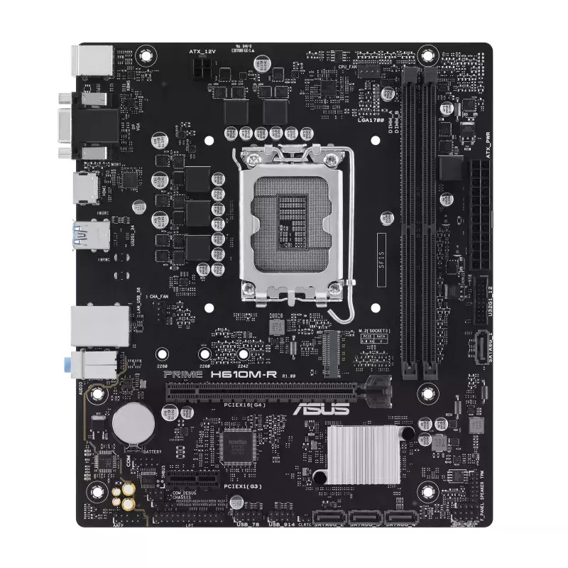 Asus Prime H610M-R Motherboard Micro ATX με Intel 1700 Socket 90MB1GL0-M0ECY0 - Image 2