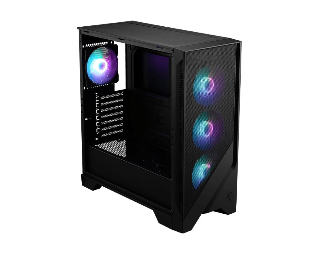 MSI Mag Forge 320R Airflow Gaming Midi Tower Κουτί Υπολογιστή με Πλαϊνό Παράθυρο Μαύρο - Image 2