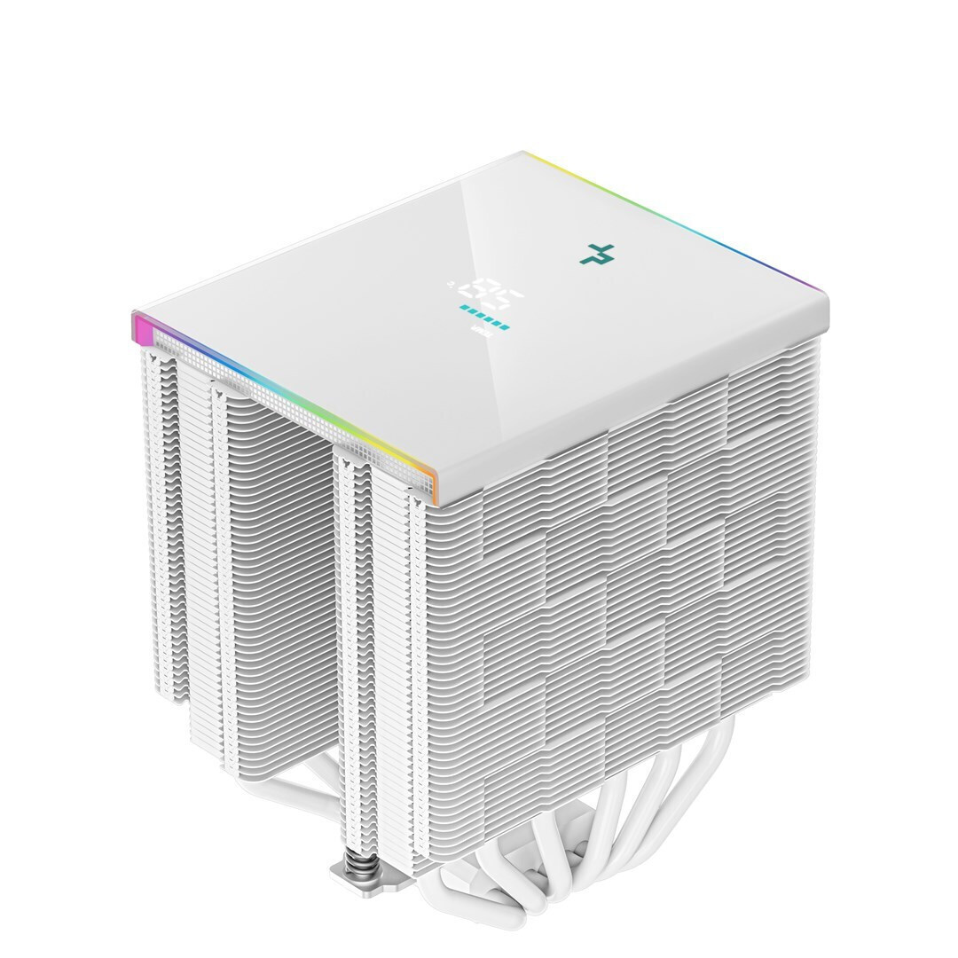 Deepcool AK620 Digital Ψύκτρα Επεξεργαστή Διπλού Ανεμιστήρα για Socket AM4/AM5/1200/115x/1700 με ARGB Φωτισμό Λευκή - Image 8
